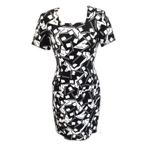 Vintage Spenser Jeremy dress 2P 100% silk shoulder pads fully lined career